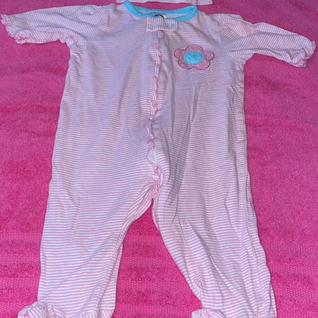Baby Girls 1 Pc. Outfit Size 0/3 Months & Headband